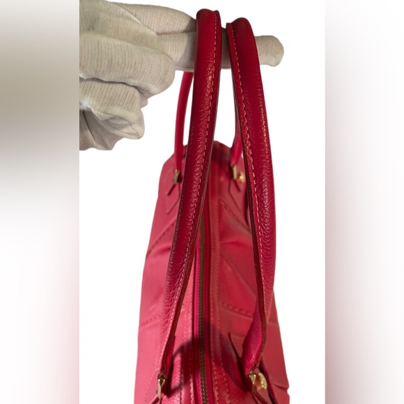 🎉Poshiversary SALE🎉 Samantha Thavasa Deluxe Red Leather Boston Doctors Bag - Picture 11 of 17